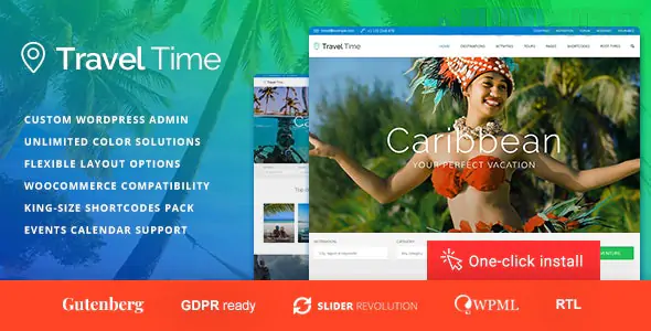 Travel Time - Tour and Hotel WordPress Theme 1.4.5