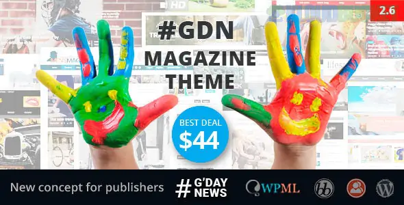 GDN Magazine WordPress Theme 2.6