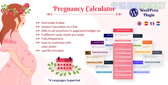 WordPress Pregnancy Calculator 2.4