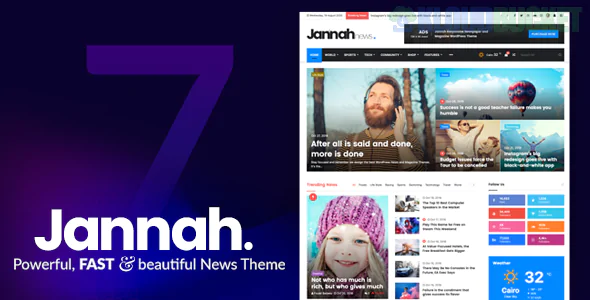 Jannah theme | Newspaper Magazine News BuddyPress AMP 7.4.1