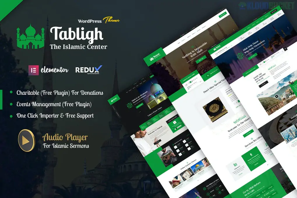 Tabligh - Islamic Institute & Mosque WordPress Theme 1.6