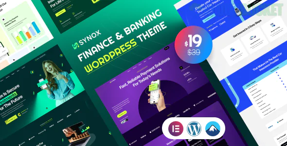 Synox - Finance & Banking WordPress Theme 1.0.0