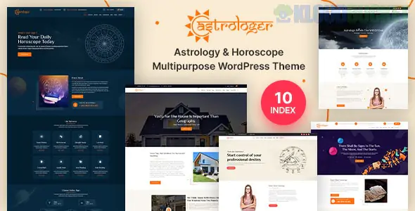 Astrologer - Horoscope & Palmistry WordPress Theme 2.0