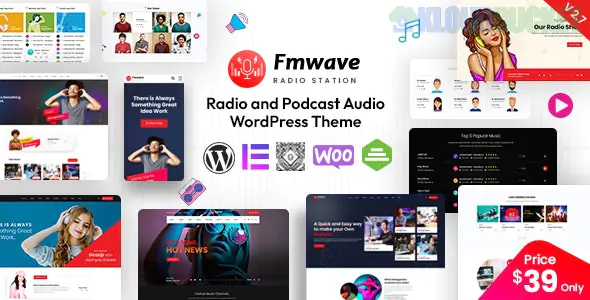 Fmwave - Radio Station WordPress Theme + RTL 2.9.5