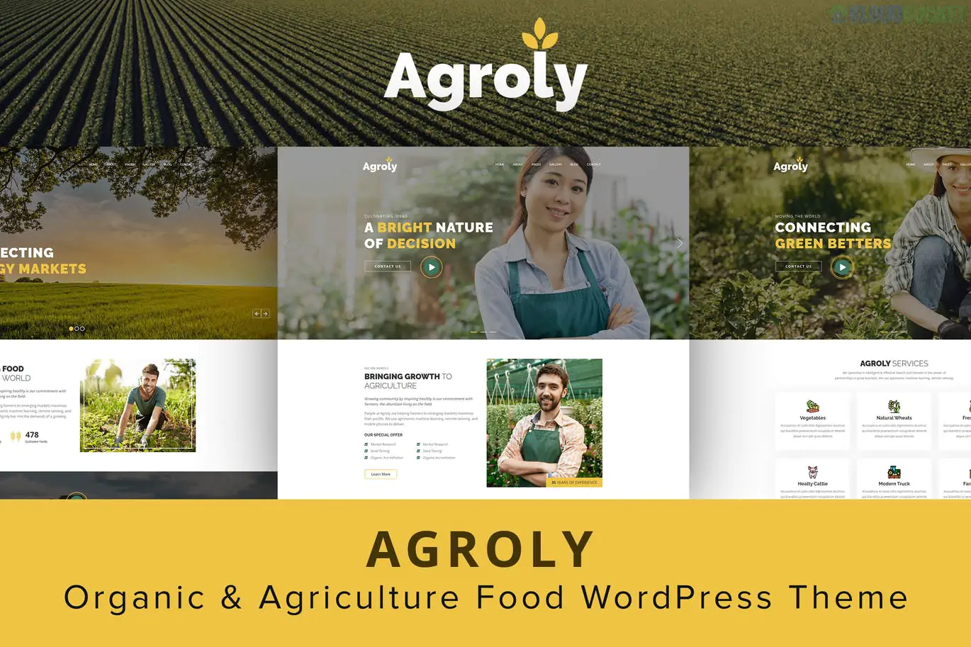 Agroly - Organic & Agriculture Food WordPress 1.1.1