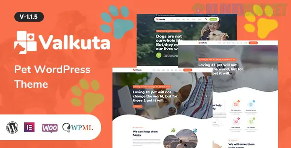 Valkuta - Pet WordPress Theme 1.1.5