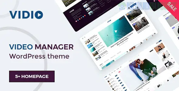 Vidio - Video Manager WordPress Theme 1.4.6
