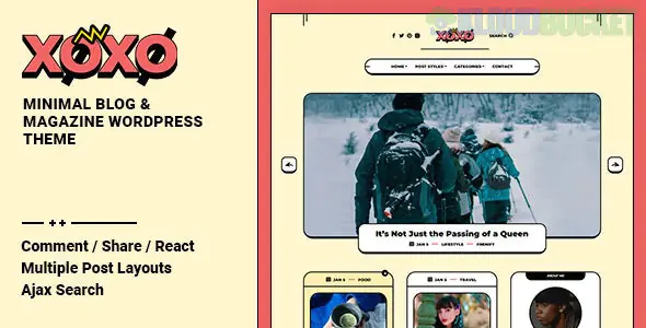 Xoxo - Blog & Magazine WordPress Theme 2.1.6
