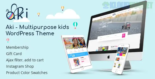 Aki - Multipurpose Kids WordPress Theme 2.1.3