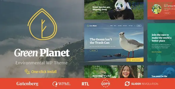 Green Planet - Ecology & Environment WordPress Theme 1.1.6