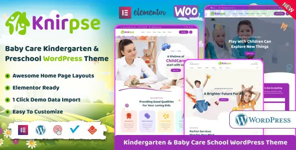 Knirpse - Kindergarten & Baby Care WordPress Theme 1.5.6