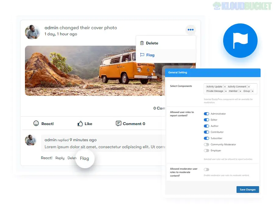 BuddyPress Moderation Pro 3.7.1