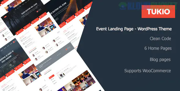 Tukio | Event Landing Page WordPress Theme 1.0.1
