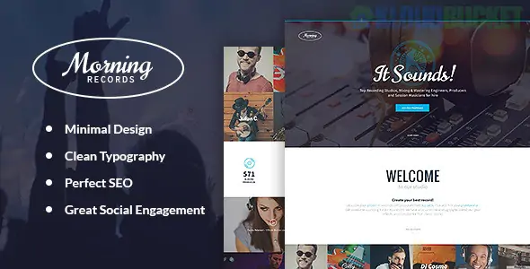 Morning Records - A Stylish Sound Recording Studio WordPress Theme 1.2