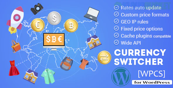 WPCS - WordPress Currency Switcher Professional - Multi Currency 2.2.0.5