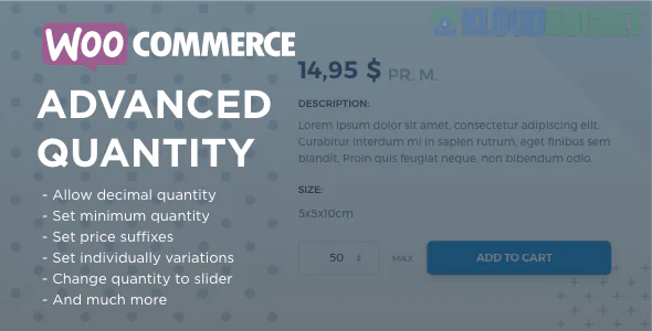 WooCommerce Advanced Quantity 3.0.6