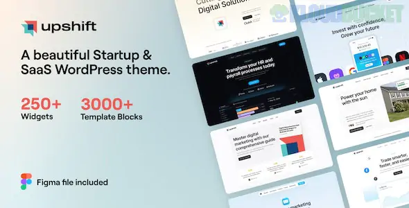 Upshift - Startup & SaaS WordPress Theme 2.0.0