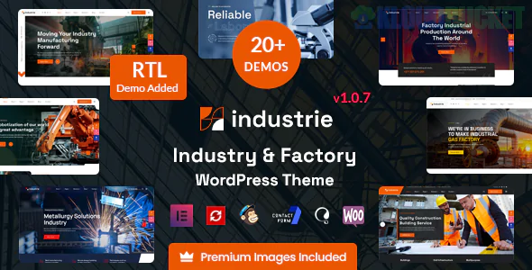 Industrie - Factory & Industry WordPress Theme 1.3.6