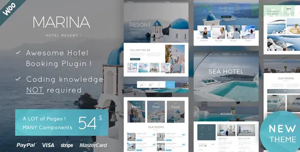 Marina - Hotel & Resort WordPress Theme 2.3
