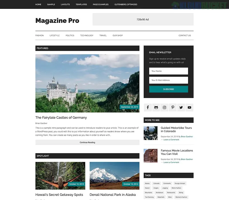 Magazine Pro Theme Package 3.5.1