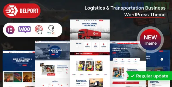 Delport - Logistics & Transportation Business WordPress Theme + RTL 2.0.1