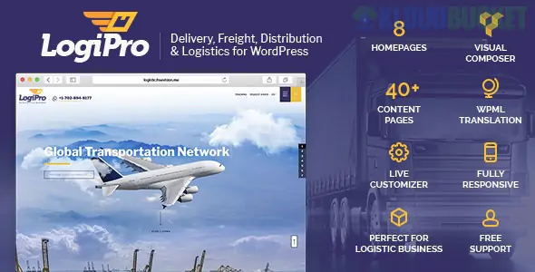 LogiPro - Delivery, Freight, Distribution & Logistics for WordPress 4.2