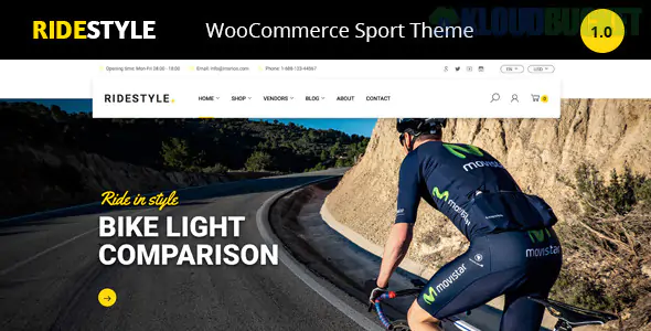 Ridestyle - Bike Sport Store WooCommerce Theme