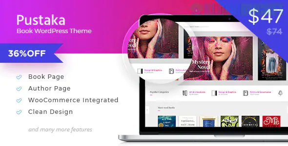 Pustaka - WooCommerce Theme For Book Store 3.0.1