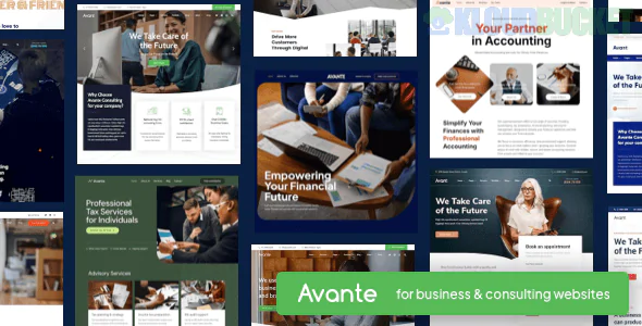 Avante Theme | Business Consulting WordPress 3.0