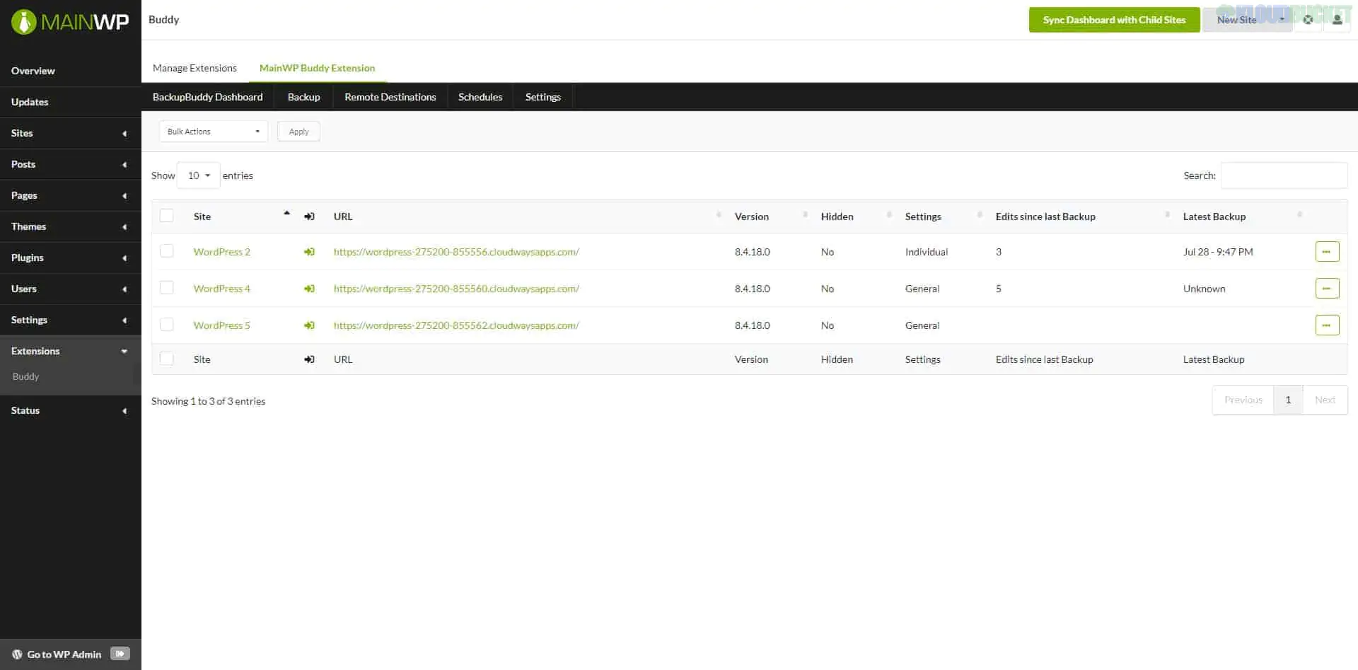 MainWP Buddy Extension 5.0.1