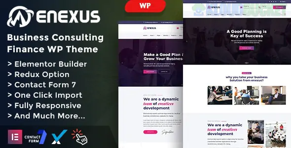 Enexus - Consulting Business Elementor WordPress Theme 1.0