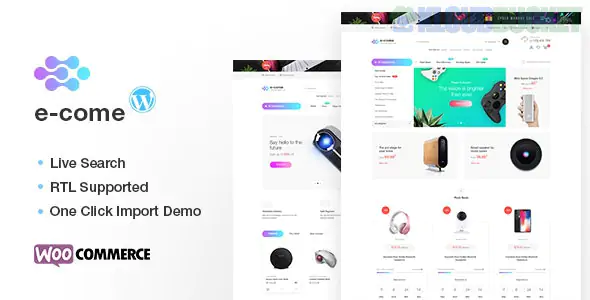 Ecome - Electronics Store WooCommerce Theme - RTL Supported 1.5.3
