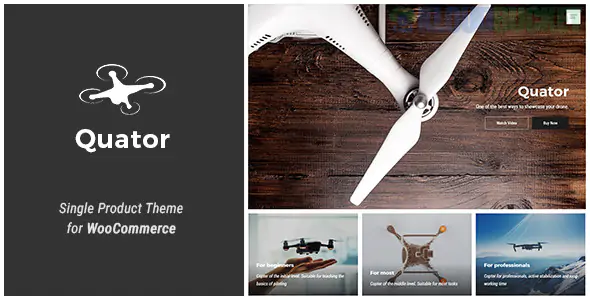 Quator - Single Product WordPress Theme 1.1.1