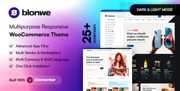 Blonwe Theme | Multipurpose WooCommerce Theme 1.2.1