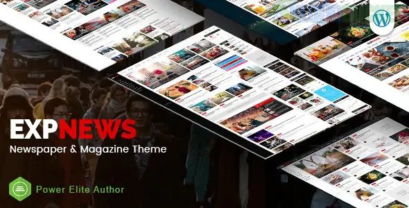 ExpNews - Newspaper and Magazine WordPress Theme 1.0.5