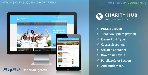 Charity Hub - Charity / Nonprofit / Fundraising WP 1.5.1