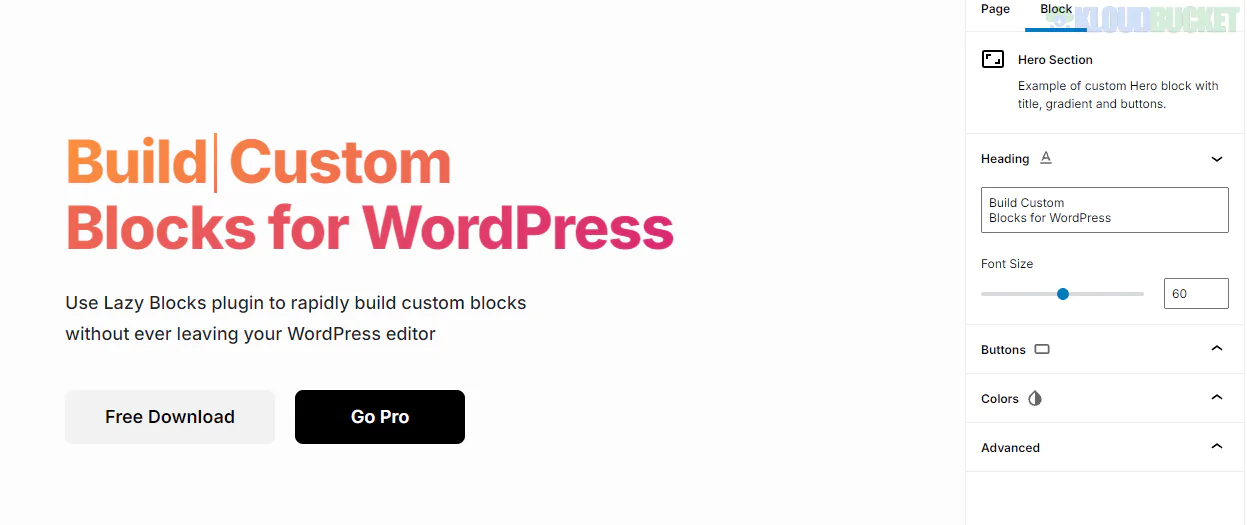 Lazy Blocks Pro - Build Custom Blocks 3.8.3