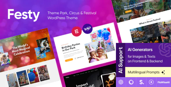 Festy Theme | Theme Park, Circus & Festival WordPress Theme 1.6.0