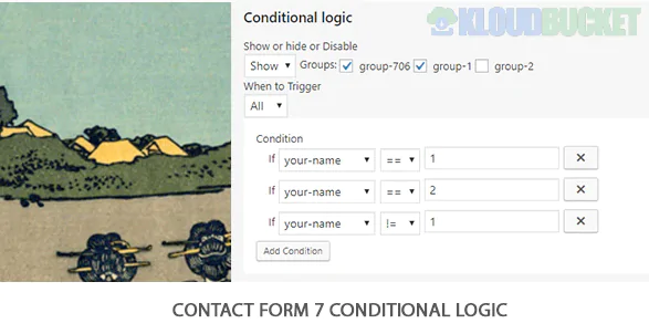 Contact Form 7 Conditional Logic 2.8.2