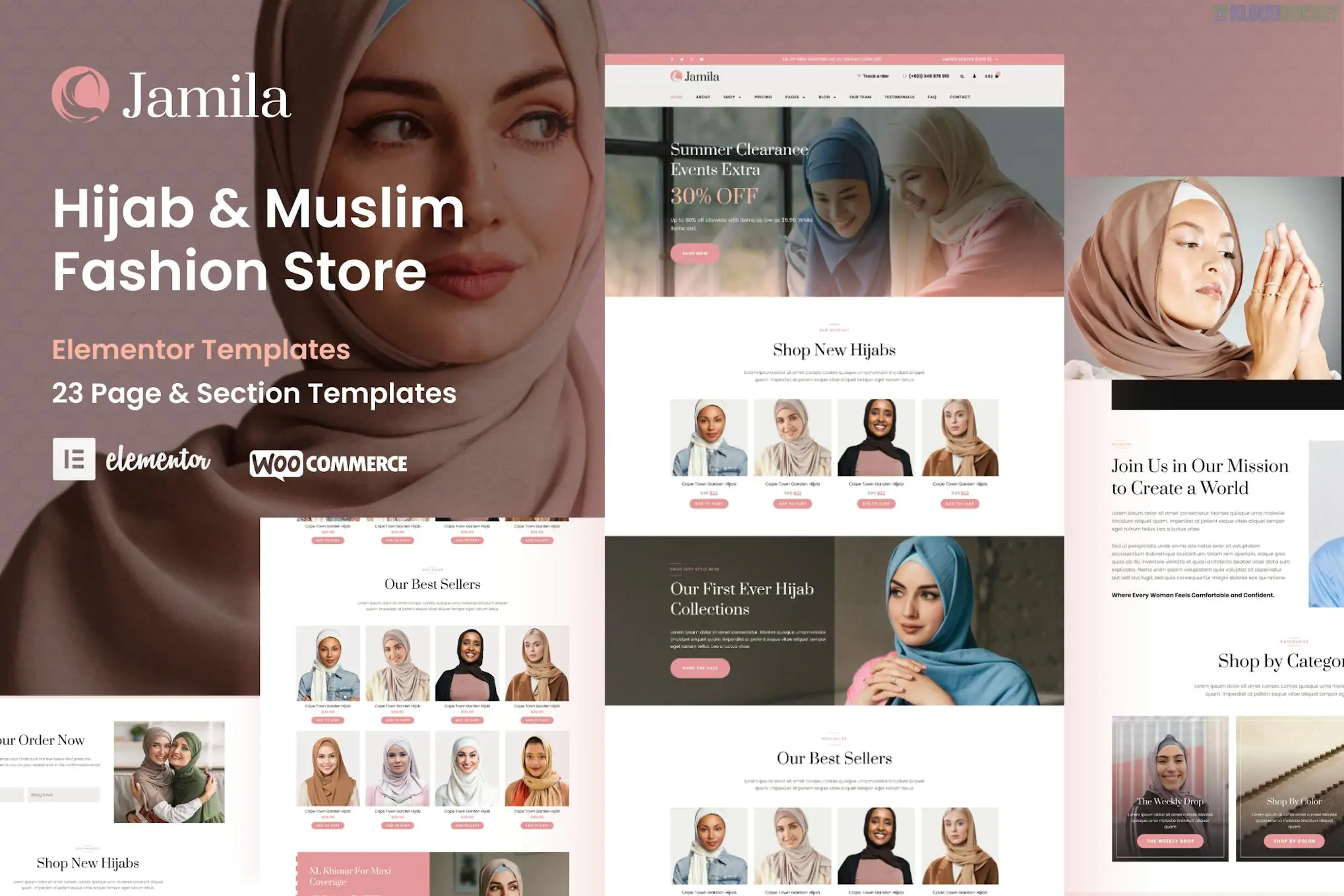 Jamila - Hijab & Muslim Fashion Store Elementor Pro Template Kit 1.2.1