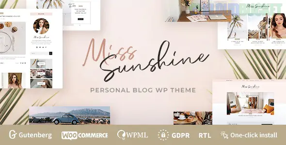 Miss Sunshine - Lifestyle & Beauty Women Blog 1.1.0