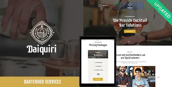 Daiquiri | Bartender Services & Catering WordPress Theme 1.2.0