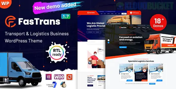 Fastrans - Logistics & Transportation WordPress Theme -untouched 2.7