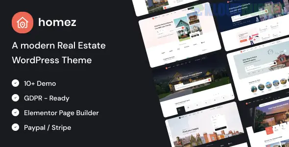 Homez - Real Estate WordPress Theme 1.0.25