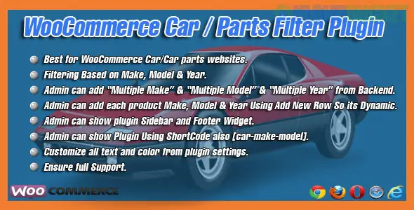WooCommerce Car/Parts Filter Plugin 1.3