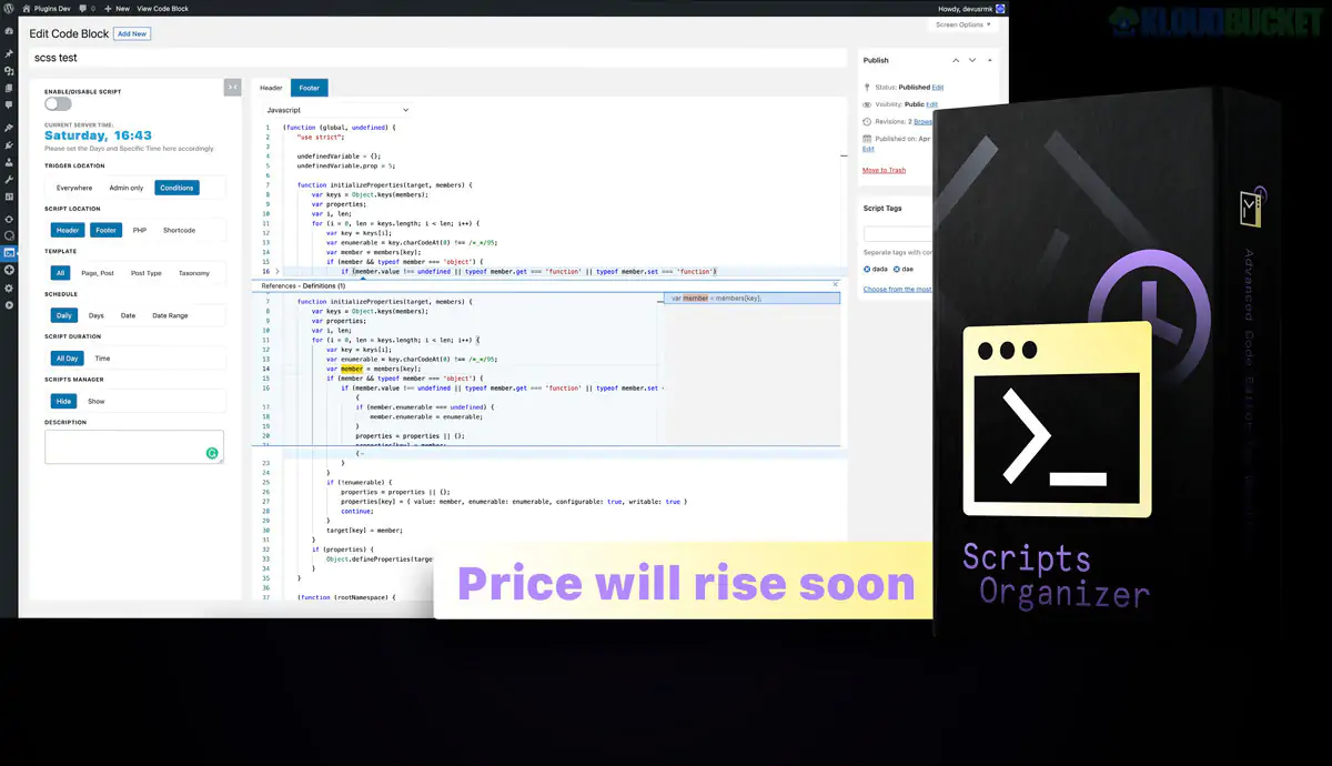 Scripts Organizer by DPlugins 3.6.2