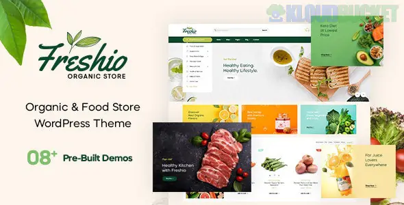 Freshio | Organic & Food Store WordPress Theme 2.3.7