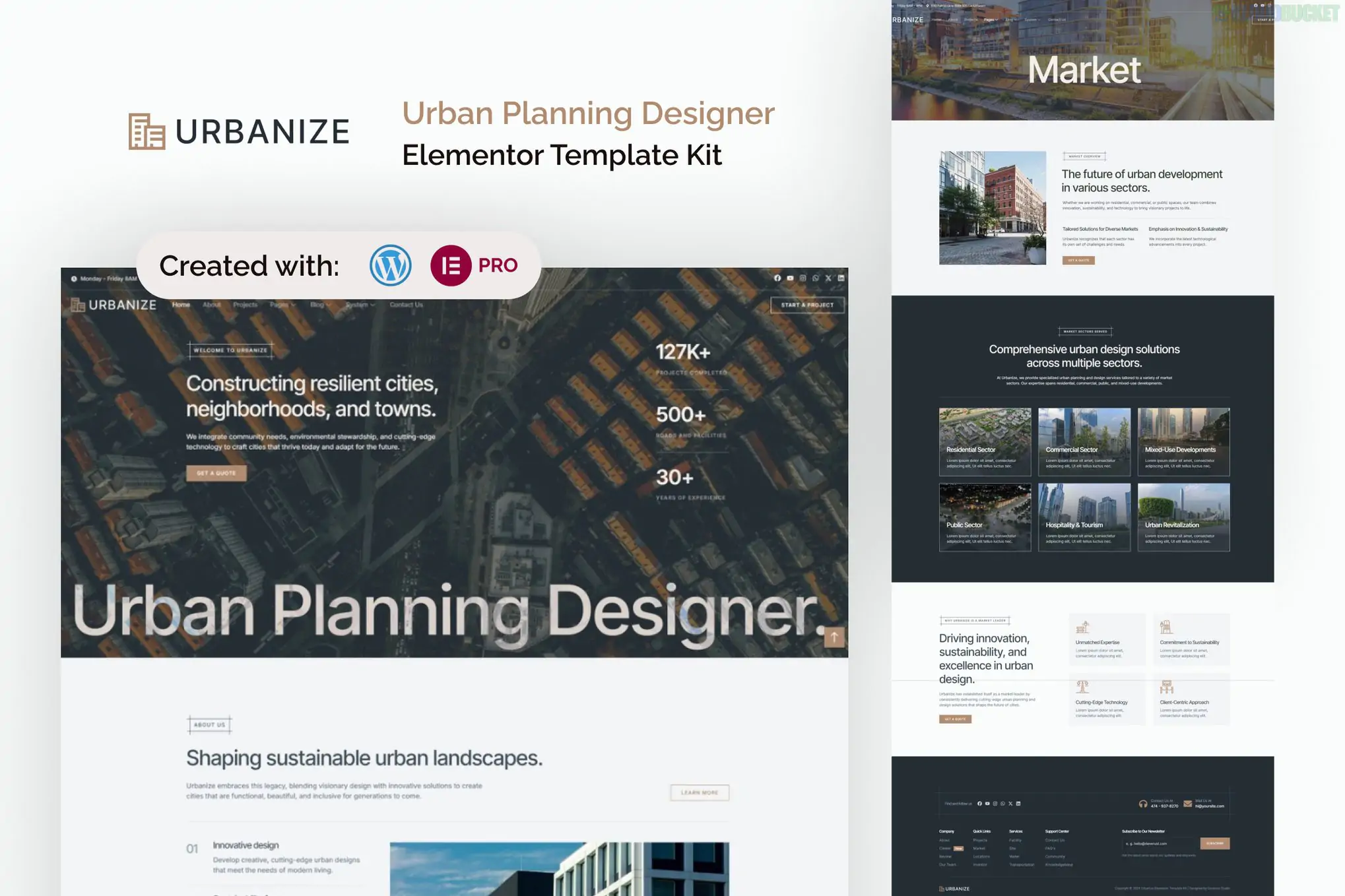 Urbanize - Urban Planning Designer Elementor Template Kit 1.1.1