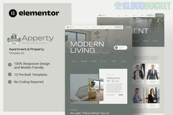 Apperty – Appartment & Property Elementor Template Kit 1.1.1