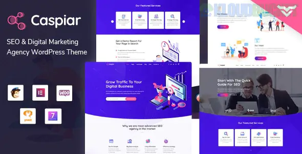 Caspiar | Digital Marketing & Agency WordPress Theme 1.5.3
